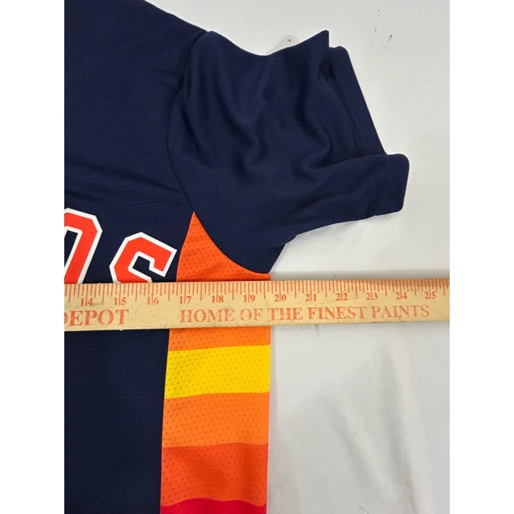 Houston Astros #27 Jose Altuve Nike Engineered Navy Orange‎ Size S MLB Jersey